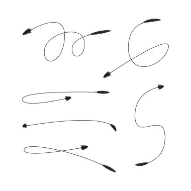 oklar vektör çizim 