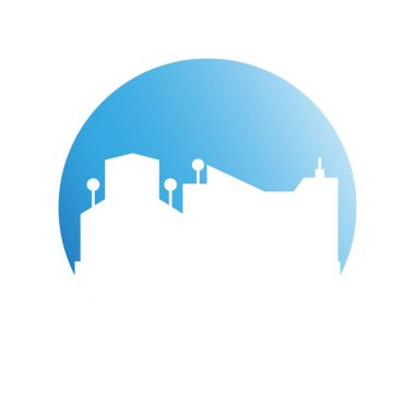 Cityscape binalar vektör Illustration