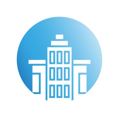 Modern mimarinin vektör çizimi