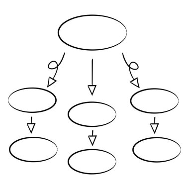 vektör Illustration diyagram, şablon 