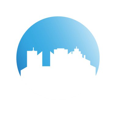 Cityscape binalar vektör Illustration