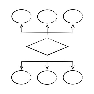 diyagramın vektör illüstrasyonu