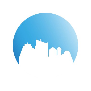 Cityscape binalar vektör Illustration