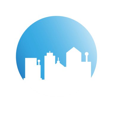 Cityscape binalar vektör Illustration