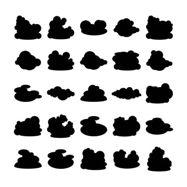 bulutların vektör çizimi simgeleri