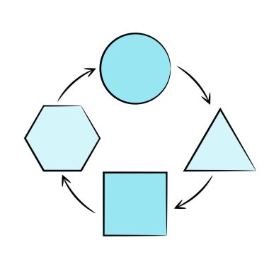 diyagramın vektör illüstrasyonu