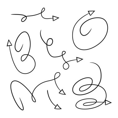 oklar vektör çizim