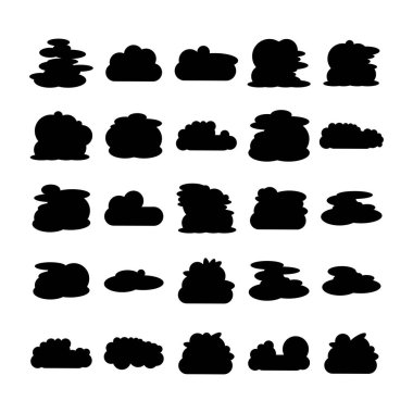 bulutların vektör çizimi simgeleri