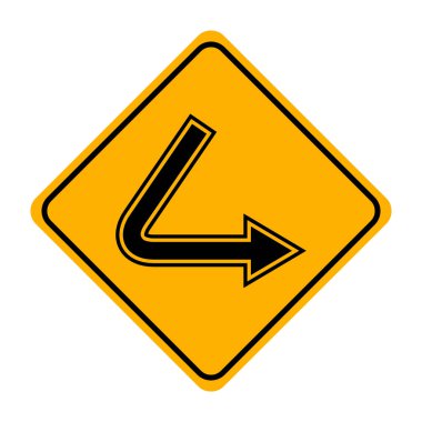 Beyaz arka plan üzerinde ok işareti simgesi