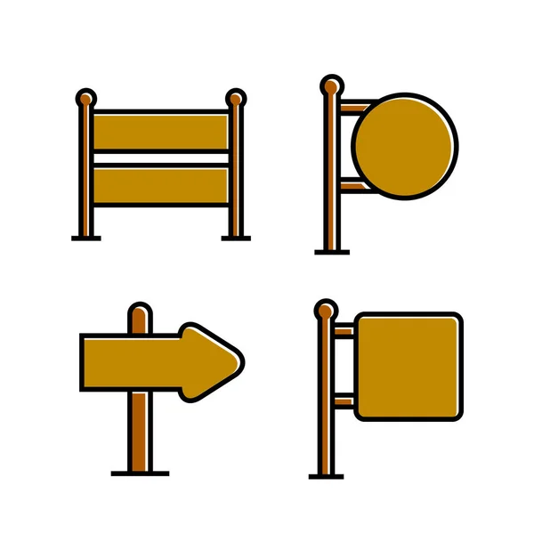 Векторная Иллюстрация Знаков Иконок — стоковый вектор