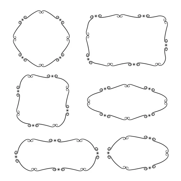 Vektorillustration Der Eingestellten Formen — Stockvektor