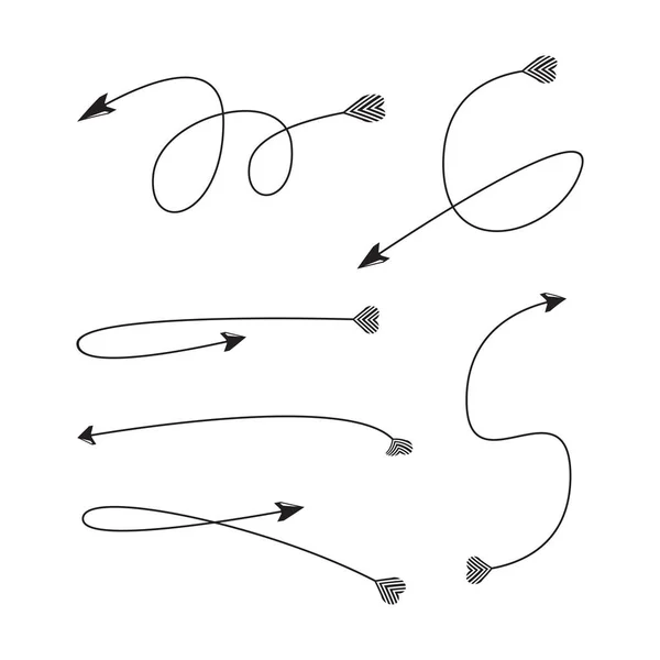 Illustrazione Vettoriale Delle Frecce — Vettoriale Stock