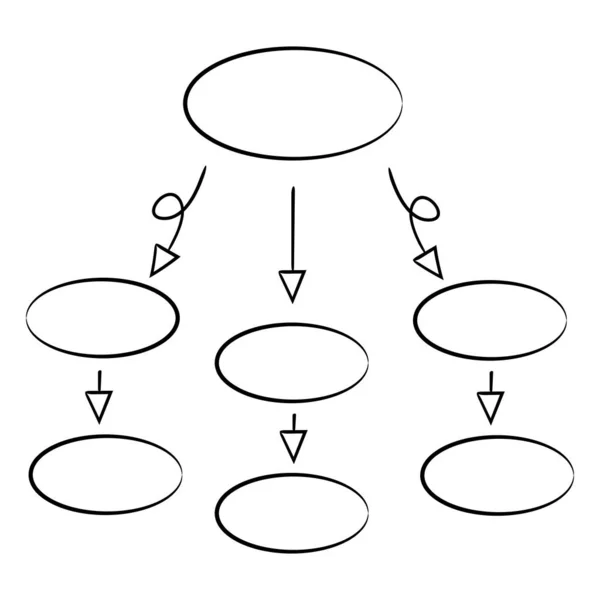Ilustração Vetorial Diagrama Modelo —  Vetores de Stock