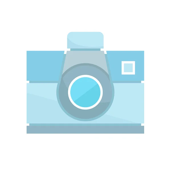 Ikona Webu Vektorová Ilustrace Fotoaparátu — Stockový vektor