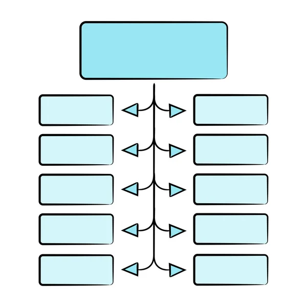 Vektorillustration Diagrammet – Stock-vektor