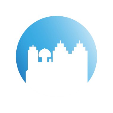 Cityscape binalar vektör Illustration