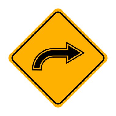 Beyaz arka plan üzerinde ok işareti simgesi