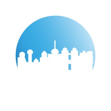 Cityscape binalar vektör Illustration