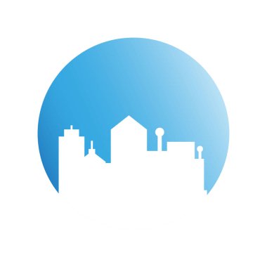 Cityscape binalar vektör Illustration