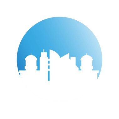 Cityscape binalar vektör Illustration