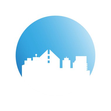 Cityscape binalar vektör Illustration