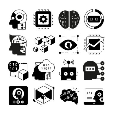 Web simgeler kümesi. vektör çizim 