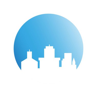 Cityscape binalar vektör Illustration