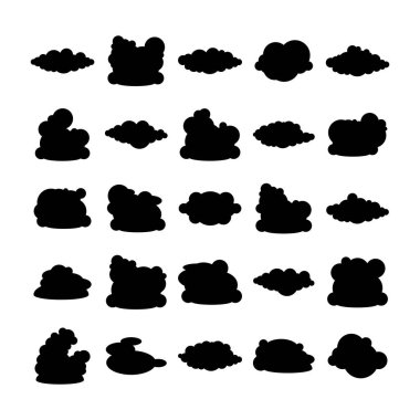 bulutların vektör çizimi simgeleri