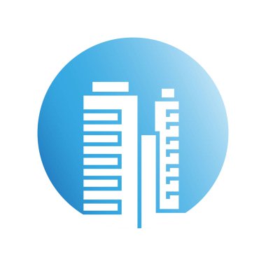 Modern mimarinin vektör çizimi 