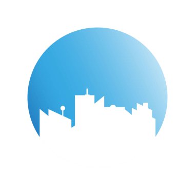 Cityscape binalar vektör Illustration