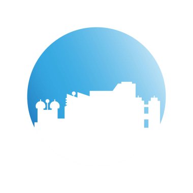 Cityscape binalar vektör Illustration