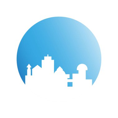 Cityscape binalar vektör Illustration