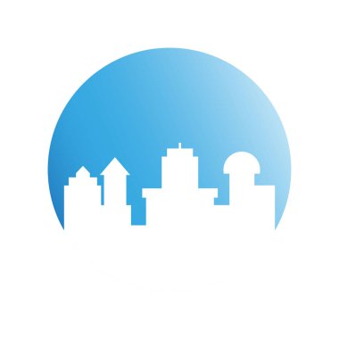 Cityscape binalar vektör Illustration