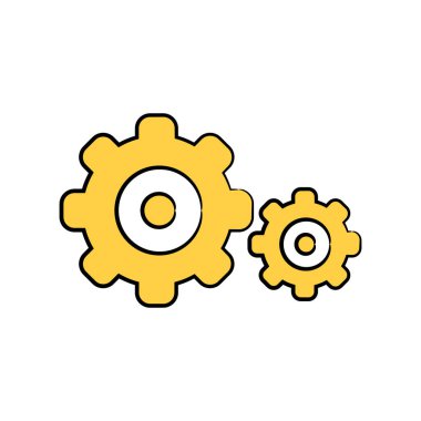 dişlilerin vektör illüstrasyonu