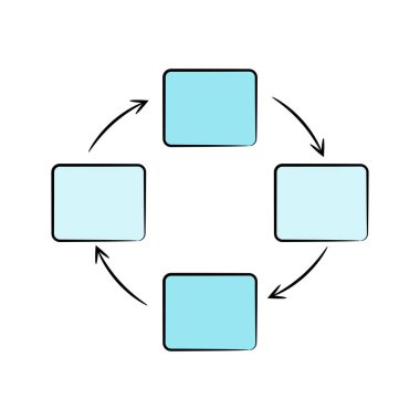 diyagramın vektör illüstrasyonu