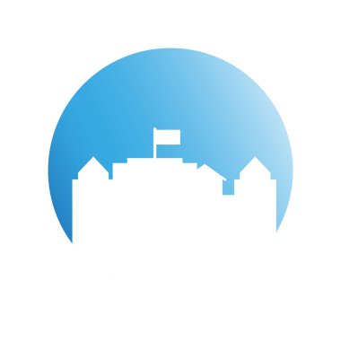 Cityscape binalar vektör Illustration