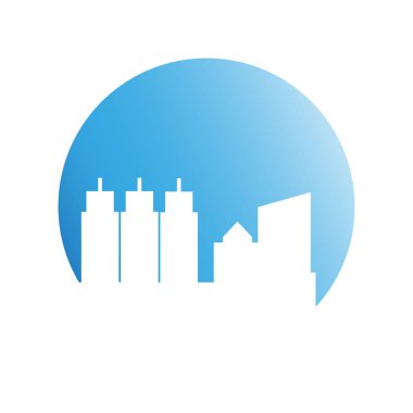 Cityscape binalar vektör Illustration