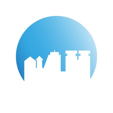 Cityscape binalar vektör Illustration