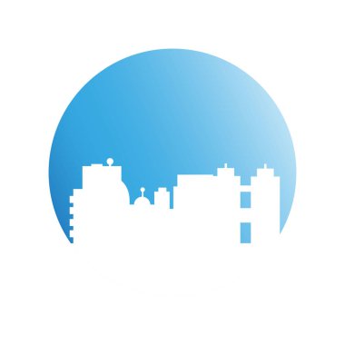 Cityscape binalar vektör Illustration