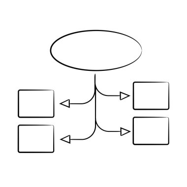 vektör Illustration diyagram, şablon 