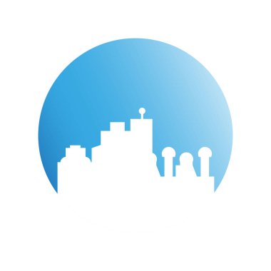 Cityscape binalar vektör Illustration