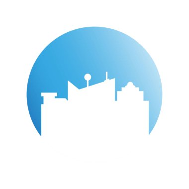 Cityscape binalar vektör Illustration