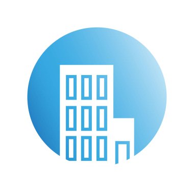 Modern mimarinin vektör çizimi