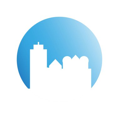 Cityscape binalar vektör Illustration