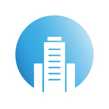 Modern mimarinin vektör çizimi 