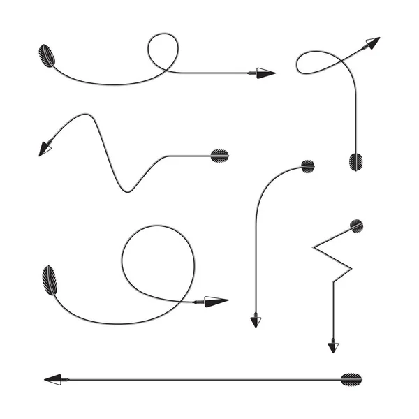 Ilustración Vectorial Flechas — Vector de stock