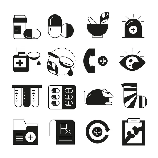 Web Icons Gesetzt Vektorillustration — Stockvektor