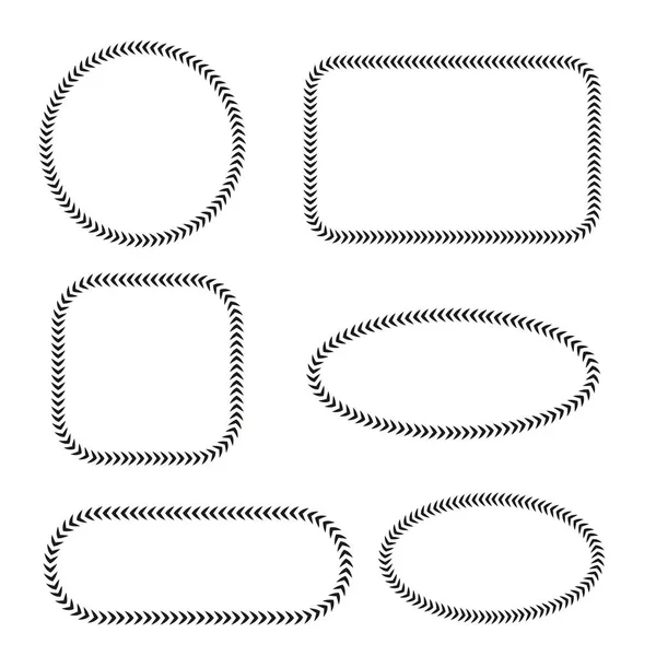 şekiller kümesinin vektör illüstrasyonu