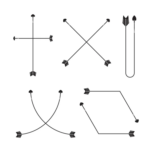 Ilustração Vetorial Setas — Vetor de Stock