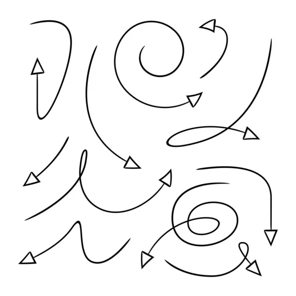 矢印アイコンのベクトルイラストレーション — ストックベクタ